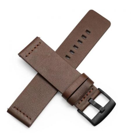 Ремешок кожаный для Amazfit 22mm Coffe