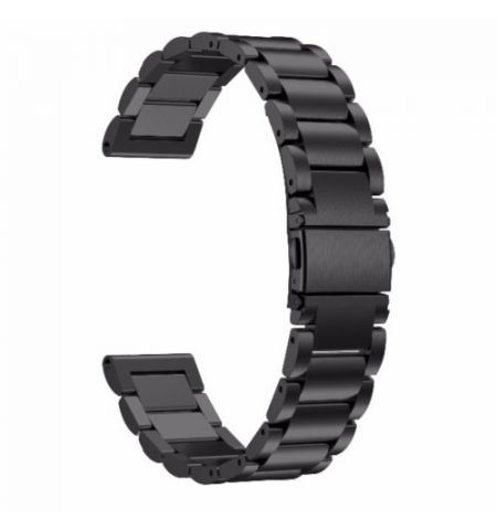 Ремешок металлический для Amazfit 22 mm Черный