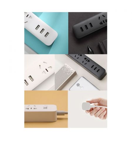Удлинитель Power Strip 3 USB Белый