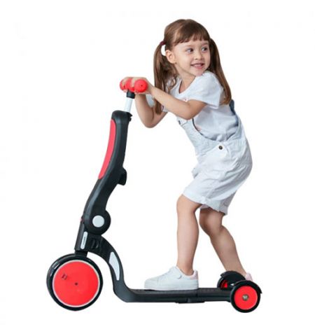 Трёхколёсный велосипед BeBehoo 5 In 1 Kids Balance Tricycle Красный Трёхколёсный велосипед BeBehoo 5 In 1 Kids Balance Tricycle Красный