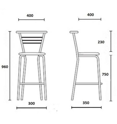 Барный стул  Marco Hoker Black Барный стул  Marco Hoker Black