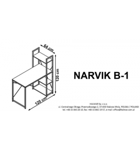 Стол Narvik B1