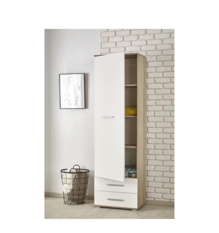 Шкаф LIMA REG1 дуб сонома/белый