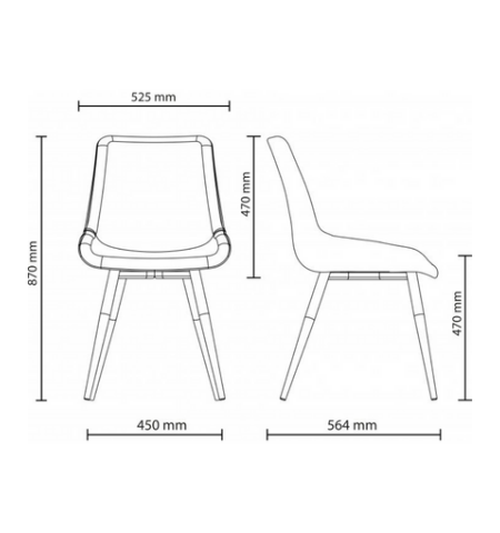 Стул Nicole HN белый