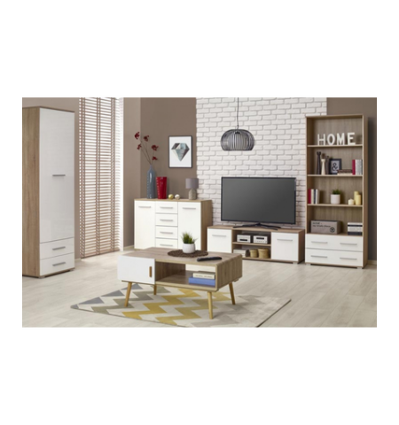 Шкаф LIMA REG1 дуб сонома/белый