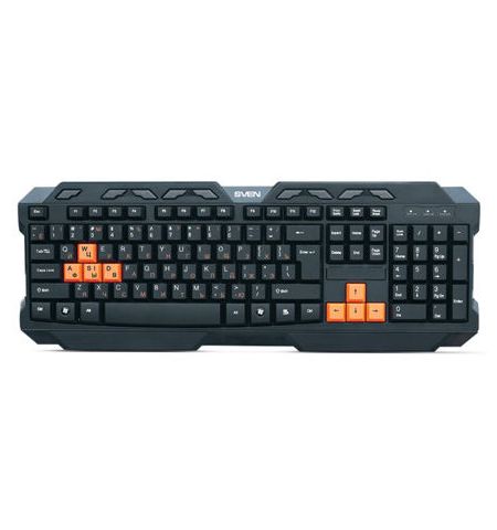 Клавиатура Gaming Keyboard SVEN Challenge 9700 black, USB, gamer