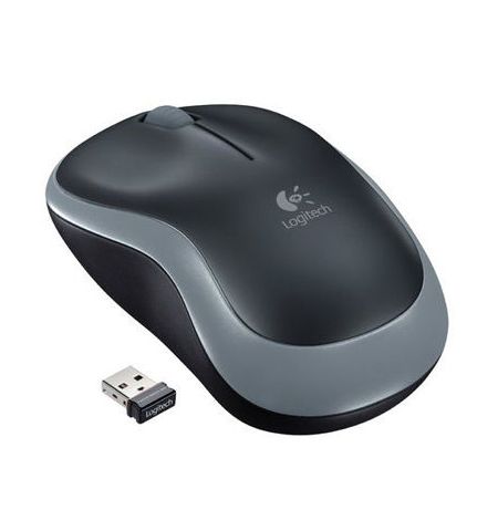 Logitech M185 Grey Wireless Mouse Swift, USB, 910-002238