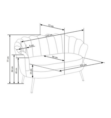 Софа Amorinito XL