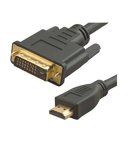 Gembird CCB-HDMI-DVI-10 HDMI to DVI, 3m, 18+1pin single-link male-male, gold-plated connectors, blister