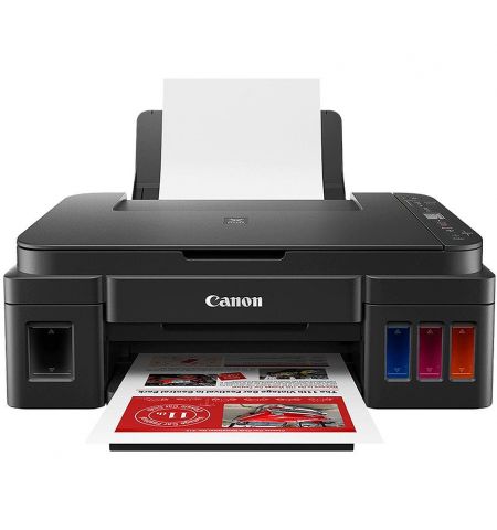 МФУ струйное MFD CISS Canon Pixma G3411, Color Printer/Scanner/Copier/Wi-Fi, A4, Print 4800x1200dpi_2pl, Scan 600x1200dpi, ESAT 12.2/8.7 ipm,64-275?/?2, LCD display_6.2cm,USB 2.0, 4 ink tanks: GI-490BK,GI-490C,GI-490M,GI-490Y