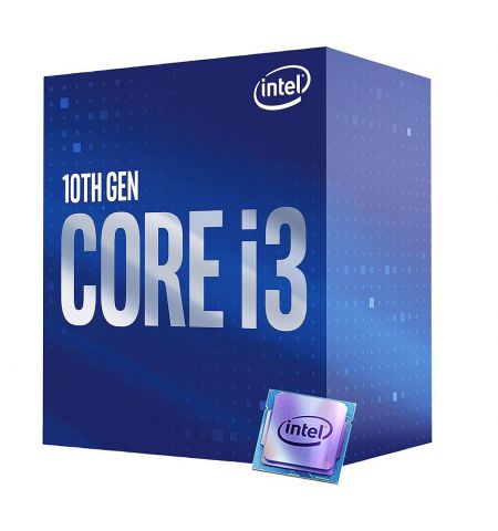 Процессор CPU Intel Core i3-10100F 3.6-4.3GHz Quad Core 8-Threads, (LGA1200, 3.6-4.3GHz, 6MB, No Integrated Graphics) BOX with Cooler, BX8070110100F (procesor/процессор)