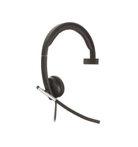 Logitech USB Headset Mono H650e, Headset: 50Hz-10kHz, Microphone: 100Hz-10kHz, 2.5m cable, 981-000514