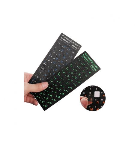 Наклейки на клавиатуру с RU/RO раскладкой Letters for keyboard Наклейки на клавиатуру с RU/RO раскладкой Letters for keyboard