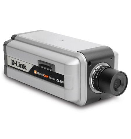 D-Link DCS-3411 Day & Night PoE IP Camera With 3G Mobile Video Support, 1 10/100Mbps Ethernet port with PoE Support, CS mount lens 6mm, F1.8