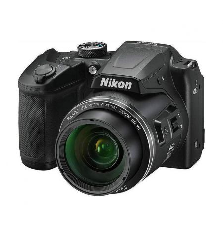 NIKON Coolpix B500 Black, 16.0 MP 1/2.3" BSI CMOS Sensor, NIKKOR f/3.0-6.5mm ED Lens, 22.5-900mm