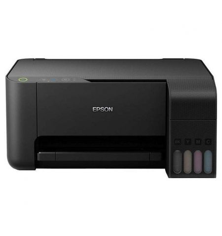 Epson EcoTank L3100 Color Printer/Copier/Color Scanner, A4, 5760 x 1440 dpi, 33 ppm monochrome/ 15ppm color, USB 2.0, Black ink