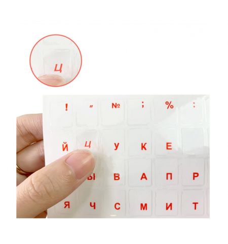 Наклейки на клавиатуру с RU/RO раскладкой Letters for keyboard Наклейки на клавиатуру с RU/RO раскладкой Letters for keyboard