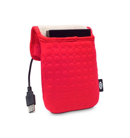 LaCie Coat 3.5" red, notebook or tablet 7"-13.3", Design by Sam Hecht, Bubble protection, 130892 (husa HDD extern/husa laptop/чехол для ноутбука)