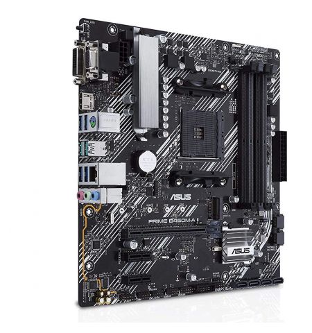 Материнская плата ASUS PRIME B450M-A II AMD B450, AM4, Dual DDR4 4400MHz, PCI-E 3.0/2.0 x16, HDMI/DVD-D/D-Sub, USB 3.1, SATA RAID 6Gb/s, M.2 x4 Socket, SB 8-Ch., GigabitLAN, Aura Sync,