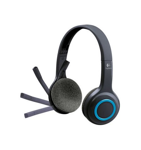 Logitech Wireless Headset H600, Noise-canceling microphone, USB Nano receiver 2.4 GHz wireless, 981-000342
