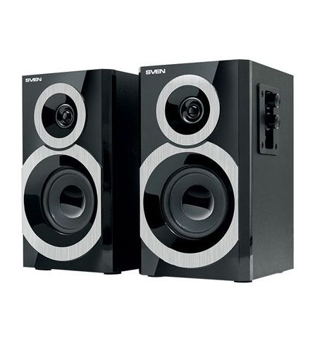 Active Speakers SVEN SPS-619 Black, RMS 20W, 2x10W, дерево/lemn (boxe sistem acustic/колонки акустическая сиситема)