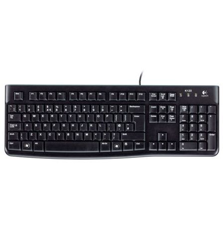 Клавиатура Logitech K120 Black, Keyboard for Business, USB, 920-002522