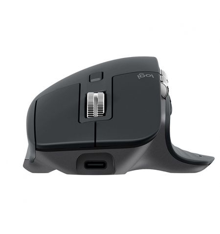 Мышь беспроводная Logitech MX Master 3 Graphite Wireless Mouse, 2.4GHz Wireless+Bluetooth, Darkfield high precision, USB Unifying Receiver, Rechargeable Li-Po (500 mAh) battery, 910-005694 (mouse fara fir/беспроводная мышь) Мышь беспроводная Logitech MX Master 3 Graphite Wireless Mouse, 2.4GHz Wireless+Bluetooth, Darkfield high precision, USB Unifying Receiver, Rechargeable Li-Po (500 mAh) battery, 910-005694 (mouse fara fir/беспроводная мышь)