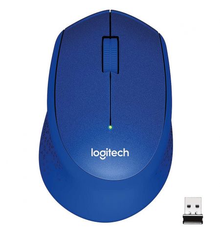Мышь беспроводная компьютерная  Logitech Wireless M330 Silent Plus Blue, Optical Mouse for Notebooks, nano receiver, Blue, 910-004910 Мышь беспроводная компьютерная  Logitech Wireless M330 Silent Plus Blue, Optical Mouse for Notebooks, nano receiver, Blue, 910-004910