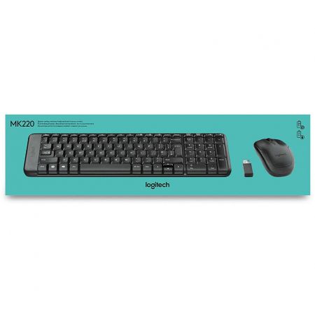 Клавиатура+мышь Logitech MK220 Black Wireless Desktop USB, Keyboard + Mouse, 920-003169 (set fara fir tastatura+mouse/беспроводной комплект клавиатура+мышь) Клавиатура+мышь Logitech MK220 Black Wireless Desktop USB, Keyboard + Mouse, 920-003169 (set fara fir tastatura+mouse/беспроводной комплект клавиатура+мышь)