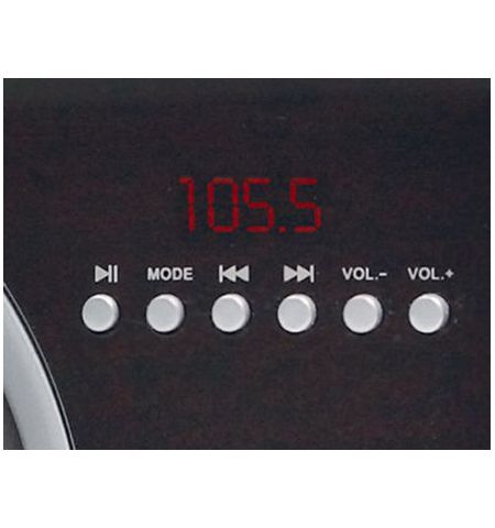 Active Speakers SVEN MS-300 Black, mini music system: FM Tuner, USB port, SD slot