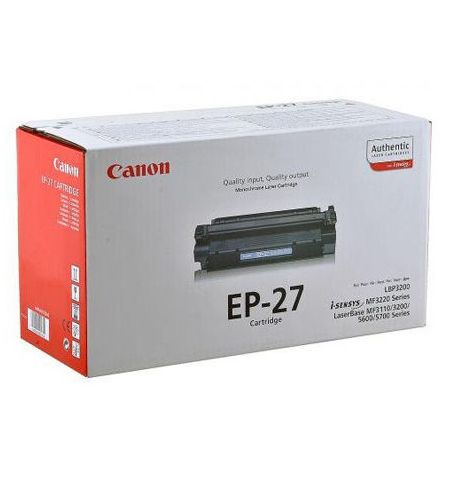 Cartridge Canon EP-27, for LBP-3200, MF 3110, 3200, 5600 (up to 2500 copies) (cartus/картридж)