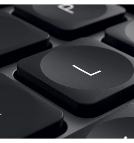 Клавиатура Logitech Wireless MX Keys Advanced Graphite Illuminated Keyboard, Logitech Unifying 2.4GHz wireless technology, Bluetooth, Rechargeable with USB type C, Graphite 920-009417 Клавиатура Logitech Wireless MX Keys Advanced Graphite Illuminated Keyboard, Logitech Unifying 2.4GHz wireless technology, Bluetooth, Rechargeable with USB type C, Graphite 920-009417