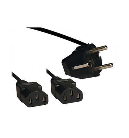 E84068 Y-Power Connection Cable 1.8 m (кабель питания 1 вилка --> 2 выхода 1,8м) (cablu alimentare/кабель питания)