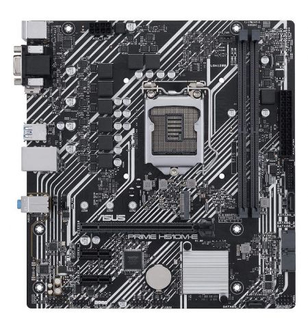 Материнская плата ASUS PRIME H510M-E Intel H510, LGA1200, Dual DDR4 3200MHz, PCI-E 4.0/3.0 x16, D-Sub/Display Port 1.4/HDMI 2.0, USB3.2, SATA 6 Gbps, M.2 x4 Socket, SB 8-Ch., GigabitLAN, LED lighting Материнская плата ASUS PRIME H510M-E Intel H510, LGA1200, Dual DDR4 3200MHz, PCI-E 4.0/3.0 x16, D-Sub/Display Port 1.4/HDMI 2.0, USB3.2, SATA 6 Gbps, M.2 x4 Socket, SB 8-Ch., GigabitLAN, LED lighting