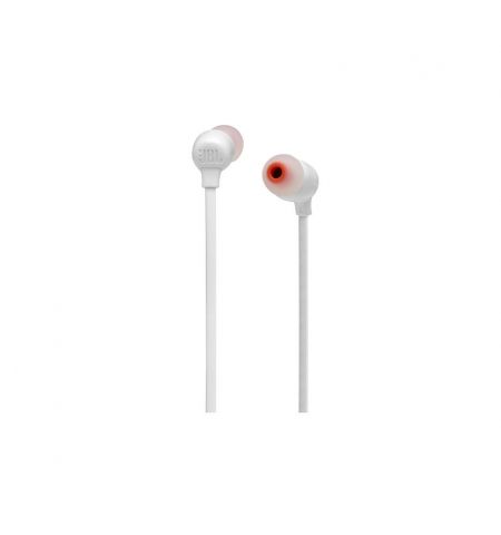 JBL Tune T125BT White Bluetooth Wireless In-Ear Headphones, 20Hz-20kHz, 16 Ohms, 96dB, Microphone, Remote, BT5.0, 120 mAh Lithium-Ion Polymer up to 16 hours,