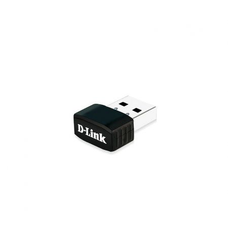 D-Link DWA-131/F1A Wireless N300 Nano USB Adapter, 802.11b/g/n compatible 2.4GHz, Up to 300Mbps data transfer rate, two integrated antennas, USB 2.0