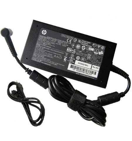 AC Adapter HP Envy notebooks model HSTNN-DA25; Input: 100-240V, 50-60 Hz, 2.2A; Output: 19.5V, 6.15A, 120W, Geniune, PN: 732811-003, 710415-001, W/O power cable