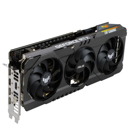 Видеокарта ASUS TUF-RTX3060-O12G-V2-GAMING, GeForce RTX3060 12GB GDDR6, 192-bit, GPU/Mem speed 1882/15Gbps, PCI-Express 4.0, 2xHDMI 2.1/3xDisplay Port 1.4a