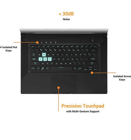 Ноутбук 15.6" ASUS TUF Dash F15 FX516PE, Intel i5-11300H 3.1-4.4GHz/8GB DDR4/M.2 NVMe 512GB SSD/GeForce RTX3050Ti 4GB GDDR6/WiFi 6 802.11ax/BT5.1/USB Type C/HDMI/Backlit RGB Keyboard/15.6" FHD IPS LED-backlit 144Hz Ноутбук 15.6" ASUS TUF Dash F15 FX516PE, Intel i5-11300H 3.1-4.4GHz/8GB DDR4/M.2 NVMe 512GB SSD/GeForce RTX3050Ti 4GB GDDR6/WiFi 6 802.11ax/BT5.1/USB Type C/HDMI/Backlit RGB Keyboard/15.6" FHD IPS LED-backlit 144Hz