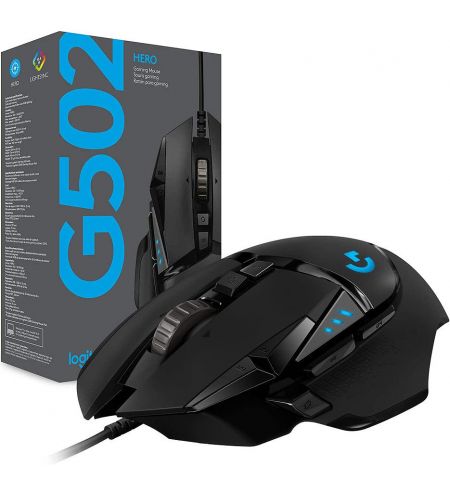 Мышь игровая беспроводная Logitech G502 Lightspeed HERO Wireless Gaming Mouse, Sensor HERO 25K, Resolution:100–25,600 dpi, Connection: Wired/Wireless, 910-005567 (mouse fara fir/беспроводная мышь) Мышь игровая беспроводная Logitech G502 Lightspeed HERO Wireless Gaming Mouse, Sensor HERO 25K, Resolution:100–25,600 dpi, Connection: Wired/Wireless, 910-005567 (mouse fara fir/беспроводная мышь)