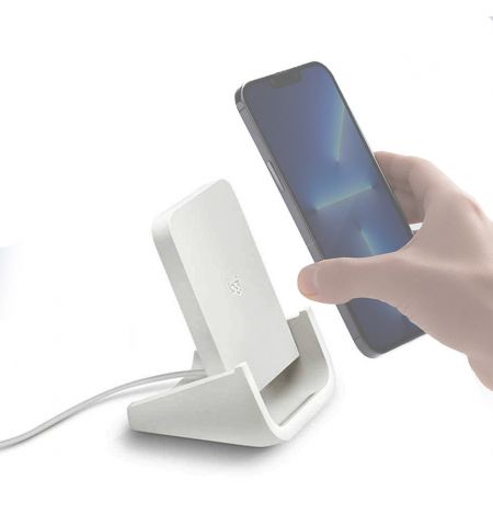 Адаптер питания Logitech Wireless charging stand for iPhone, iPhone - up to 7.5W, Qi-compatible smartphones - 5W, 939-001630 (charger)