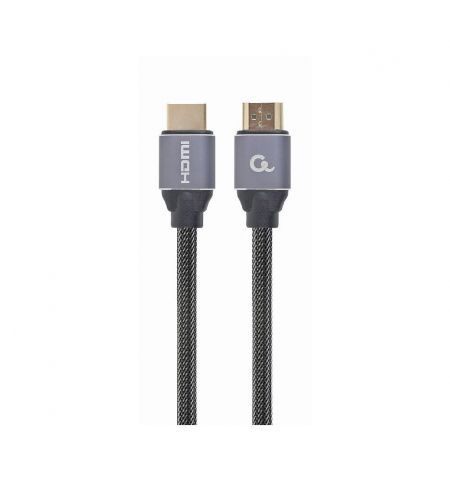 Gembird HDMI 2.0 CCBP-HDMI-2M, Premium series 2 m, High speed with Ethernet, Supports 4K UHD resolution at 60Hz, Nylon, Gold plated connectors, Copper AWG30 Gembird HDMI 2.0 CCBP-HDMI-2M, Premium series 2 m, High speed with Ethernet, Supports 4K UHD resolution at 60Hz, Nylon, Gold plated connectors, Copper AWG30