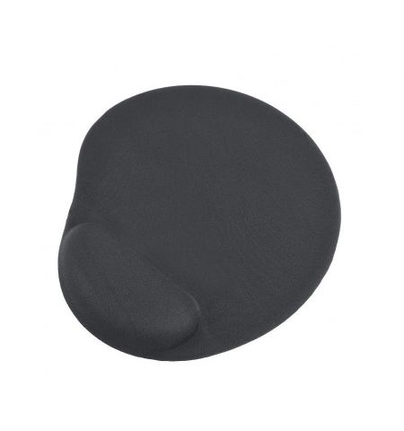Коврик для мыши Gembird MP-GEL-BK Black Gel mouse pad with wrist rest Коврик для мыши Gembird MP-GEL-BK Black Gel mouse pad with wrist rest