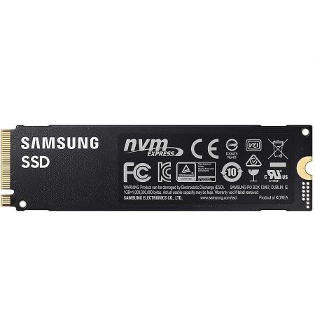 250GB SSD PCIe 4.0 x4 NVMe 1.3c M.2 Type 2280 Samsung 980 PRO MZ-V8P250BW, Read 6400MB/s, Write 4800MB/s