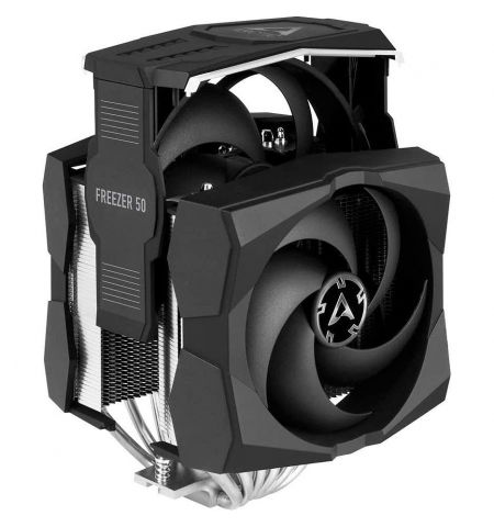 Cooler Dual Tower with A-RGB Arctic Freezer 50, Socket AMD AM4, Intel 1200, 1150, 1151, 1155, 1156, 2066, 2011(-3), 1xFAN 120mm, 1xFAN 140mm, 200-1800rpm PWM, 13 A-RGB LEDs, Fluid Dynamic Bearing Cooler Dual Tower with A-RGB Arctic Freezer 50, Socket AMD AM4, Intel 1200, 1150, 1151, 1155, 1156, 2066, 2011(-3), 1xFAN 120mm, 1xFAN 140mm, 200-1800rpm PWM, 13 A-RGB LEDs, Fluid Dynamic Bearing