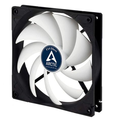 Case/CPU FAN Arctic F14 Silent, Black, 140x140x27 mm, 3-pin, 800rpm, Noise 0.08 Sone