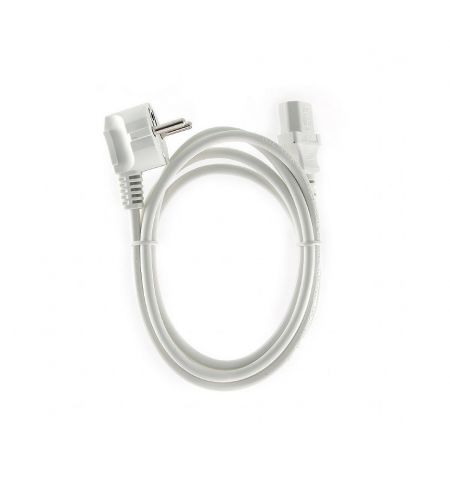 Gembird PC-186W-VDE Power Cord PC-220V (C13) 1.8m Euro Plug white (Кабель питания евростандарт) (cablu alimentare/кабель питания) Gembird PC-186W-VDE Power Cord PC-220V (C13) 1.8m Euro Plug white (Кабель питания евростандарт) (cablu alimentare/кабель питания)