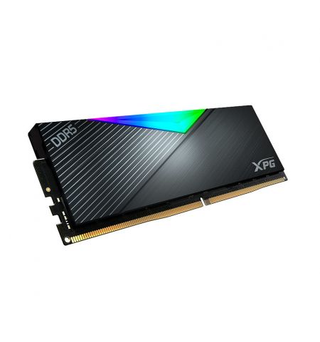 Оперативная память 16GB DDR5 A-Data XPG Lancer RGB Black (AX5U5200C3816G-CLARBK) DDR5 PC5-41600 5200MHz CL38, Retail (memorie/память)