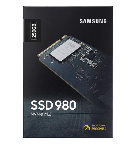 250GB SSD NVMe M.2 Gen3 x4 Type 2280 Samsung 980 MZ-V8V250BW, Read 2900MB/s, Write 1300MB/s (solid state drive intern SSD/внутрений высокоскоростной накопитель SSD) 250GB SSD NVMe M.2 Gen3 x4 Type 2280 Samsung 980 MZ-V8V250BW, Read 2900MB/s, Write 1300MB/s (solid state drive intern SSD/внутрений высокоскоростной накопитель SSD)