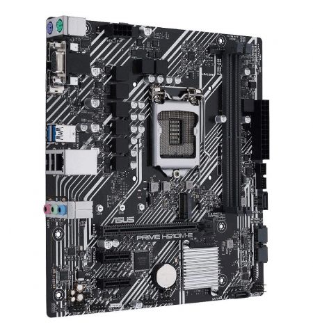 Материнская плата ASUS PRIME H510M-E Intel H510, LGA1200, Dual DDR4 3200MHz, PCI-E 4.0/3.0 x16, D-Sub/Display Port 1.4/HDMI 2.0, USB3.2, SATA 6 Gbps, M.2 x4 Socket, SB 8-Ch., GigabitLAN, LED lighting